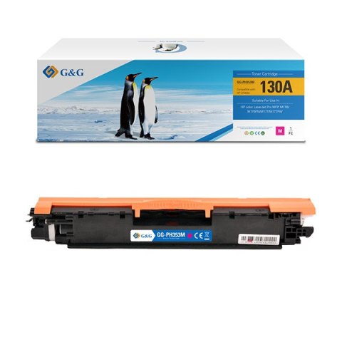 G&G kompatybilny toner z CF353A, magenta, 1000s, NT-PH353M, HP 130A, dla HP Color LaserJet Pro M176n, M177fw, N