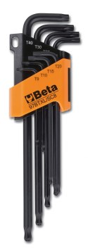 KOMPLET KLUCZY TRZPIENIOWO-KĄTOWYCH TORX DŁUGICH 8SZT.9-14MM BETA