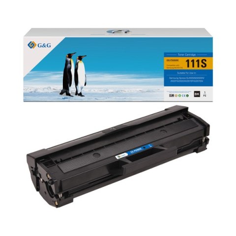 G&G kompatybilny toner z MLT-D111S, black, 1000s, NT-PS2020C, dla Samsung M2020, M2022, M2070, N