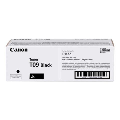 Canon oryginalny toner T09, black, 7600s, 3020C006, Canon i-SENSYS X C1127i, i-SENSYS X C1127P Series, O