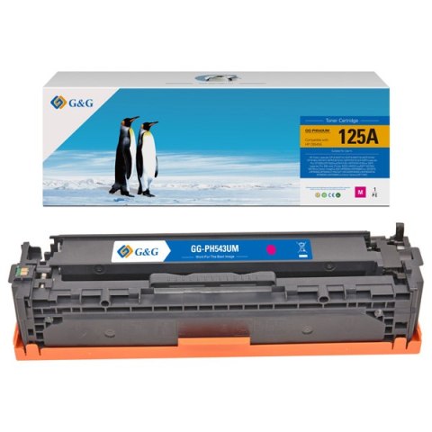 G&G kompatybilny toner z CB543A, CE320A, CF210X, CRG116, CRG716, CRG316, magenta, 1400s, NT-PH543UM, HP 125A, dla HP Color Laser