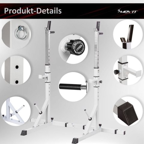 MOVIT Stojak Squat, nośność 200 kg, czarny MOVIT MOVIT Stojak Squat, nośność 200 kg, czarny MOVIT