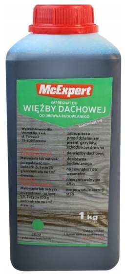 IMPREGNAT, DO WIĘŹBY DACHOWEJ KONCENTRAT 1:9 1KG