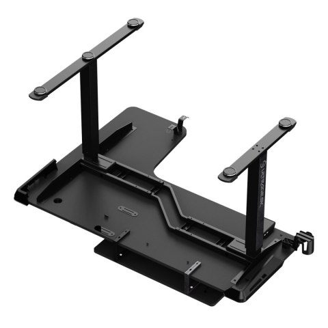 ULTRADESK Biurko dla gracza elektycznie regulowany, podświetlenie RGB, uchwyt na słuchawki i napój ULTRADESK Biurko dla gracza elektycznie regulowany, podświetlenie RGB, uchwyt na słuchawki i napój