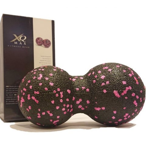 Podwójna piłka do masażu roller crossfit 16x8,5 cm różowa Podwójna piłka do masażu roller crossfit 16x8,5 cm różowa