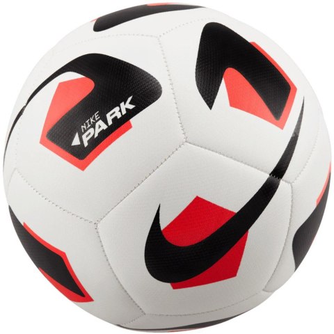 Piłka nożna Nike Park Team 2.0 biało-czarno-pomarańczowa DN3607 100 Piłka nożna Nike Park Team 2.0 biało-czarno-pomarańczowa DN3607 100