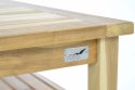 DIVERO zestaw stołowy i ogrodowy - nieimpregnowany tek - 150 Divero