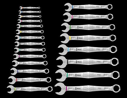 ZESTAW KLUCZY PŁASKO-OCZKOWYCH 6003 JOKER 22 SET 1, 22SZT.