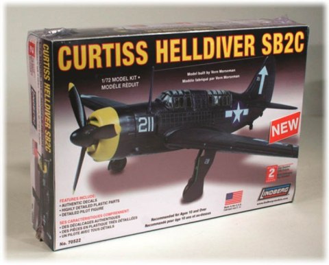 Model Plastikowy Do Sklejania Lindberg (USA) Samolot Curtiss Helldriver SB2C