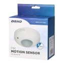 Passive infrared sensor 230V 50Hz, do 12m, MAX.1200W, biała, ORNO, 20