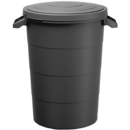 KOSZ/ POJEMNIK OGRODOWY BASIC 80L - CZARNY RECYKLING