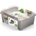 Duża szklarnia stojąca rozsadnik Respana Planter Set 4w1 SZARY KAMIEŃ