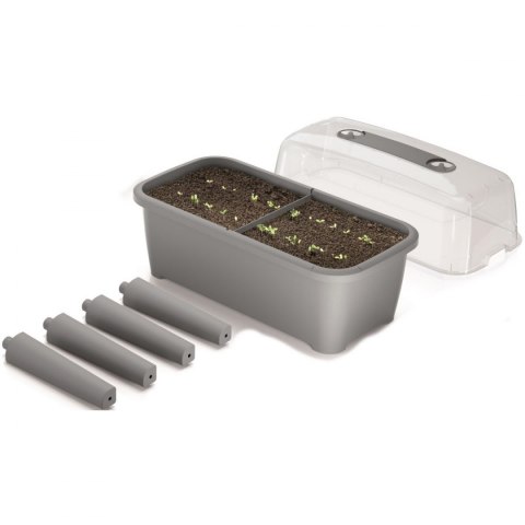 Szklarnia stokąca rozsadnik stojąca 4w1 Respana Planter Set Antracyt Szklarnia stokąca rozsadnik stojąca 4w1 Respana Planter Set Antracyt