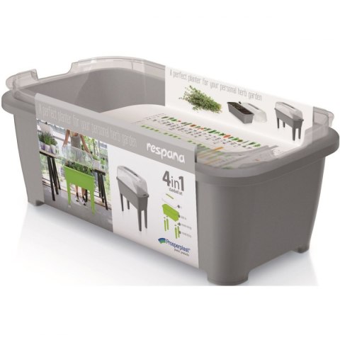 Szklarnia stokąca rozsadnik stojąca 4w1 Respana Planter Set Antracyt Szklarnia stokąca rozsadnik stojąca 4w1 Respana Planter Set Antracyt