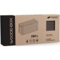 SKRZYNIA OGRODOWA 280L - ANTRACYT WOODEBOX