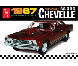 Model plastikowy - Samochód 1967 Chevy Chevelle Pro Street - AMT AMT