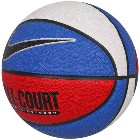 Piłka do kosza Nike Everyday All Court 8P Deflated niebiesko-biało-czerwona N100436947007 Piłka do kosza Nike Everyday All Court 8P Deflated niebiesko-biało-czerwona N100436947007
