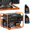 ZESTAW AGREGAT PRĄDOTWÓRCZY DAEWOO GDA 7500E 6.0kW + 2x GENERATOR OIL SAE 10W-30 DWO 600 DAEWOO POWER PRODUCTS