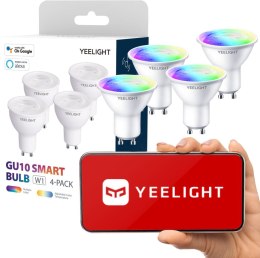 Inteligentna żarówka Yeelight W1 GU10 (kolor) 4szt Google Alexa YEELIGHT