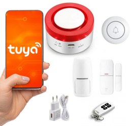 BEZPRZEWODOWY ALARM WIFI SYRENA TUYA GOOGLE ALEXA VS-H1 LUXURY-GOODS