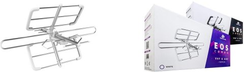 Antena DVB-T/T2 Spacetronik EOS Combo White (pasywna) SPACETRONIK Antena DVB-T/T2 Spacetronik EOS Combo White (pasywna) SPACETRONIK