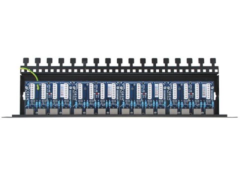 16-kanałowy panel zabezpieczający LAN z podwyższoną ochroną przepięciową PoE EWIMAR PTU-516R-PRO/PoE EWIMAR 16-kanałowy panel zabezpieczający LAN z podwyższoną ochroną przepięciową PoE EWIMAR PTU-516R-PRO/PoE EWIMAR