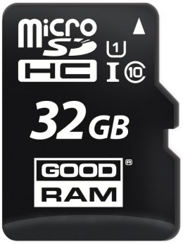 KARTA PAMIĘCI microSD GOODRAM UHS1 CL10 32GB + ADAPTER 100MB GOODRAM