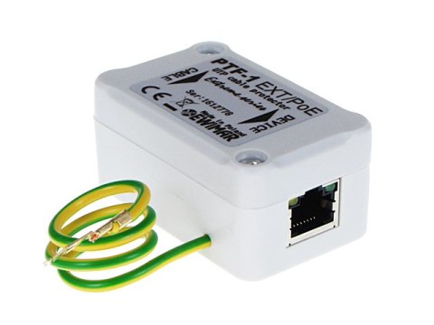 Zabezpieczenie przeciwprzepięciowe 1-kanałowe do kamer IP serii EXTREME EWIMAR PTF-51-EXT/PoE EWIMAR Zabezpieczenie przeciwprzepięciowe 1-kanałowe do kamer IP serii EXTREME EWIMAR PTF-51-EXT/PoE EWIMAR