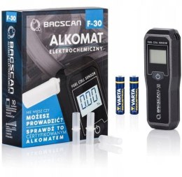 Alkomat BACscan F-30 elektrochemiczny. Kalibracja 24mc - 10 lat gwarancji. BACSCAN