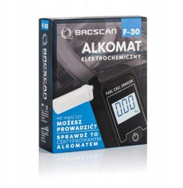 Alkomat BACscan F-30 elektrochemiczny. Kalibracja 24mc - 10 lat gwarancji. BACSCAN