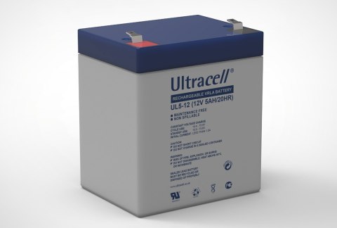 Akumulator AGM ULTRACELL UL 12V 5Ah ULTRACELL Akumulator AGM ULTRACELL UL 12V 5Ah ULTRACELL
