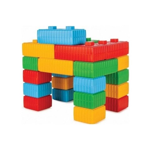 WOOPIE Klocki Konstrukcyjne XXL Zestaw z Samochodzikiem 43 el. Woopie WOOPIE Klocki Konstrukcyjne XXL Zestaw z Samochodzikiem 43 el. Woopie