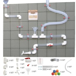 MASTERKIDZ System Rur Do Tablicy STEM 80 elementów