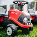 FALK Jeździk Traktorek Baby Case IH Ride-On Czerwony z Przyczepką + akc. od 12 miesięcy FALK