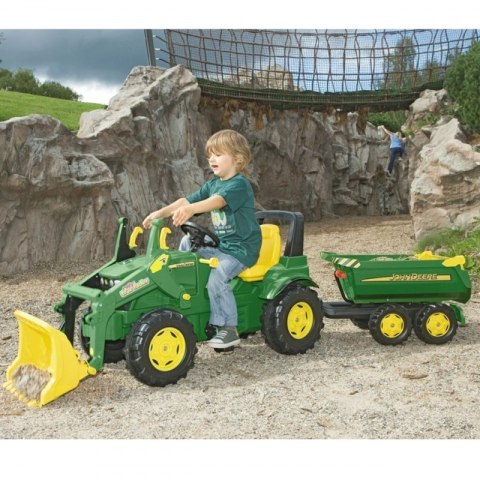 Rolly Toys rollyHalfpipe John Deere Przyczepa wywrotka Rolly Toys Rolly Toys rollyHalfpipe John Deere Przyczepa wywrotka Rolly Toys