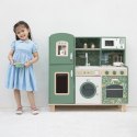 CLASSIC WORLD Duża Drewniana Kuchnia Vintage dla Dzieci + Akc Classic World