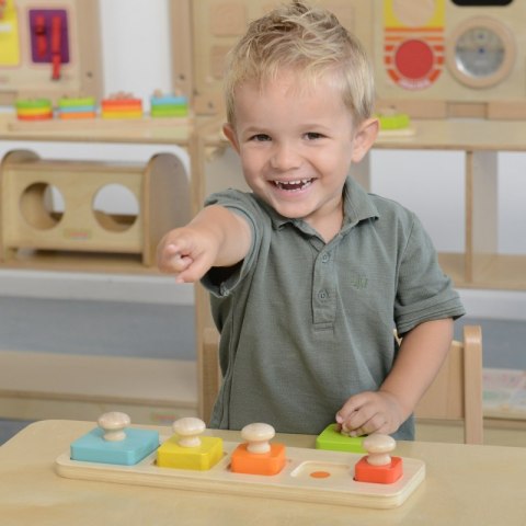 MASTERKIDZ Układanka Nauka Rozmiarów i Kolorów Montessori Masterkidz MASTERKIDZ Układanka Nauka Rozmiarów i Kolorów Montessori Masterkidz