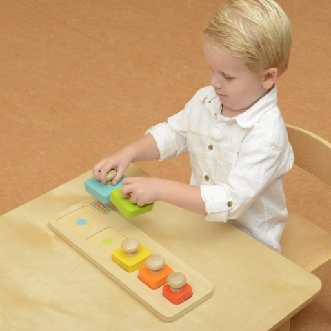 MASTERKIDZ Układanka Nauka Rozmiarów i Kolorów Montessori Masterkidz MASTERKIDZ Układanka Nauka Rozmiarów i Kolorów Montessori Masterkidz