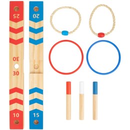 Tooky Toy Drewniana Gra Fun Serso Zręcznościowa Ring Cross Tooky Toy