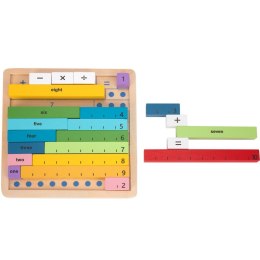 TOOKY TOY Drewniana Tablica Matematyczna Nauka Liczenia Liczydło Tooky Toy