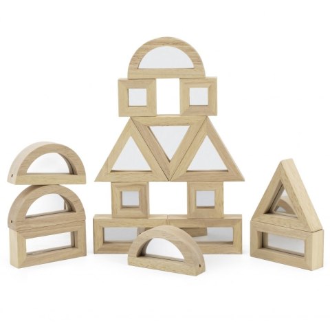 VIGA Drewniane Klocki Lustrzane układanka 16 elementów Viga Toys VIGA Drewniane Klocki Lustrzane układanka 16 elementów Viga Toys