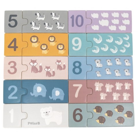 VIGA PolarB Drewniane Puzzle Numeryczne Cyferki Montessori Viga Toys VIGA PolarB Drewniane Puzzle Numeryczne Cyferki Montessori Viga Toys