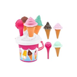 WOOPIE Sandbox Set ICE CREAM Molds Ice Cream Bucket for Sand