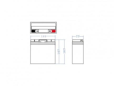 AKUMULATOR AGM Green Cell VRLA 12V 20Ah GREEN CELL AKUMULATOR AGM Green Cell VRLA 12V 20Ah GREEN CELL