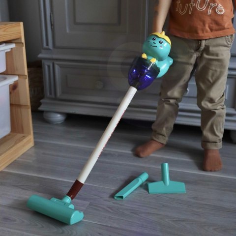 WOOPIE Interaktywny Odkurzacz Dino 3w1 Funkcja Ssania Światło Dźwięk Woopie WOOPIE Interaktywny Odkurzacz Dino 3w1 Funkcja Ssania Światło Dźwięk Woopie