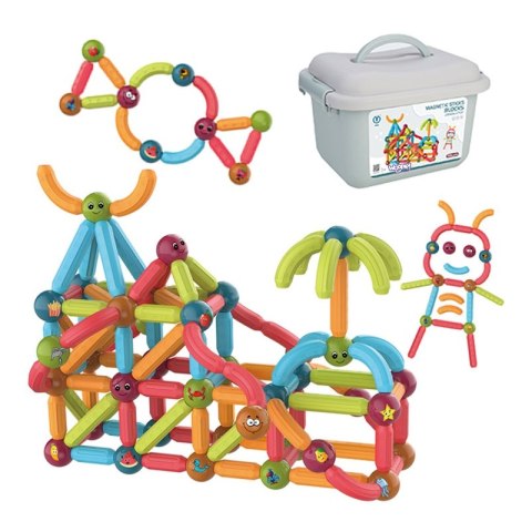WOOPIE Magnetyczne Klocki Konstrukcyjne Edukacyjne 128 el. Woopie WOOPIE Magnetyczne Klocki Konstrukcyjne Edukacyjne 128 el. Woopie