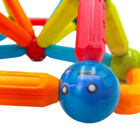 WOOPIE Magnetyczne Klocki Konstrukcyjne Edukacyjne 128 el. Woopie WOOPIE Magnetyczne Klocki Konstrukcyjne Edukacyjne 128 el. Woopie