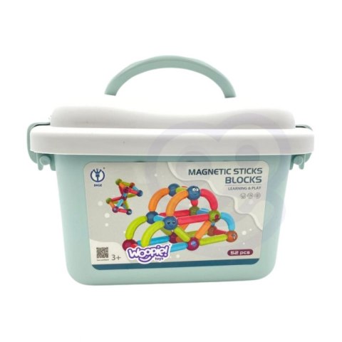 WOOPIE Magnetyczne Klocki Konstrukcyjne Edukacyjne 52 el. Woopie WOOPIE Magnetyczne Klocki Konstrukcyjne Edukacyjne 52 el. Woopie