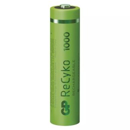 Akumulatorki, AAA (HR03), 1.2V, 950 mAh, GP, kartonik, 4-pack, ReCyko