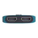 HDMI Switch, DHC-HD01V, HDMI F - 2x HDMI F, Morandi blue, Hewlett-Packard